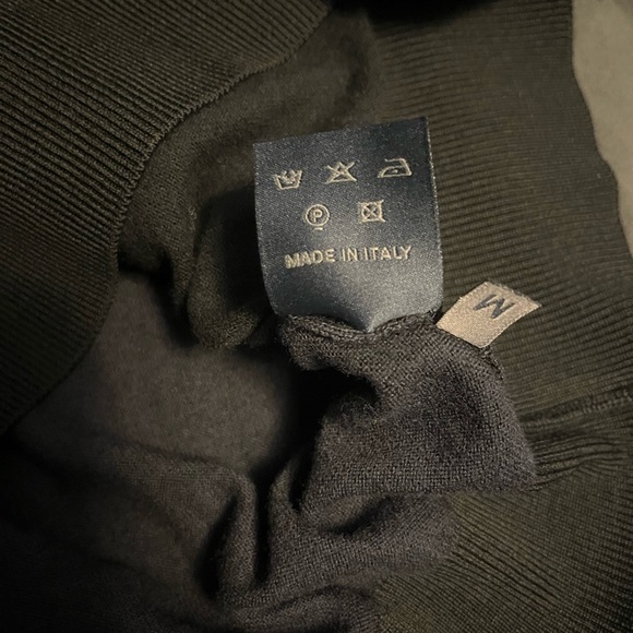 NEW Lanvin Paris soft blue and black sweater - Picture 3 of 6